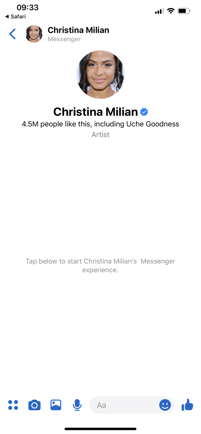 Christina Milian  bot screenshot